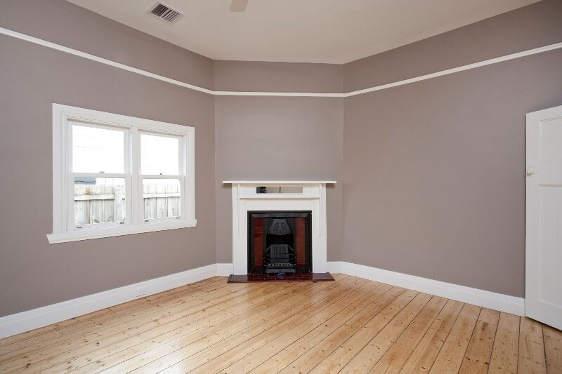 Modern Living Room with fireplace