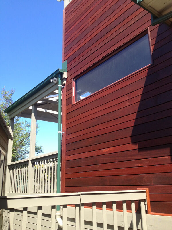 Exterior timber panelling