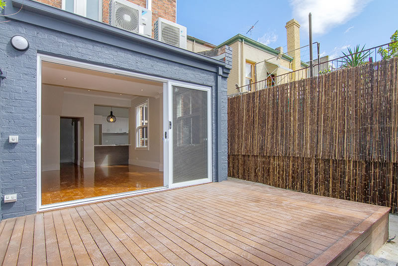 Outdoor Decking extending living area